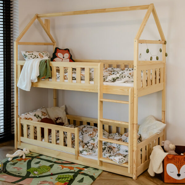 POLA Etagenbett Kinderbett Bodenbett Hausbett in mehreren Größen und Farben