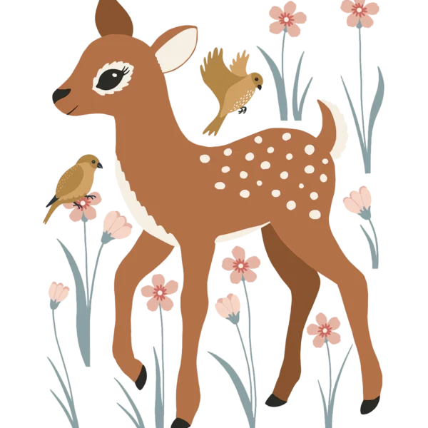 FOREST Wandsticker Waldtiere groß - Reh