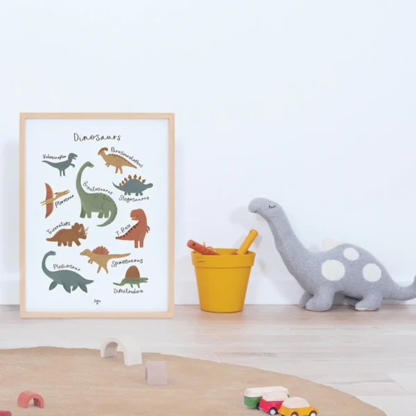 DINOS Wandposter 30x40 cm