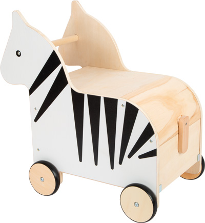 Spielzeugkiste mit Rollen Zebra 