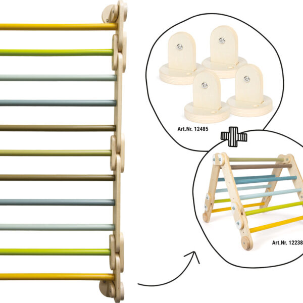 Kletterdreieck-Sprossenwand 2in1„Abenteuer“