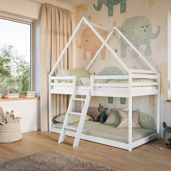 SWEET Kinderbett Etagenbett Hausbett in mehreren Größen und Farben