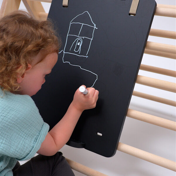 Doppelseitige Maltafel mit Kreidemarker für Kletterspielzeug