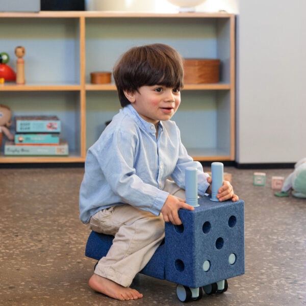 MODU® Bauspielzeug Winziges Fahrzeug blau