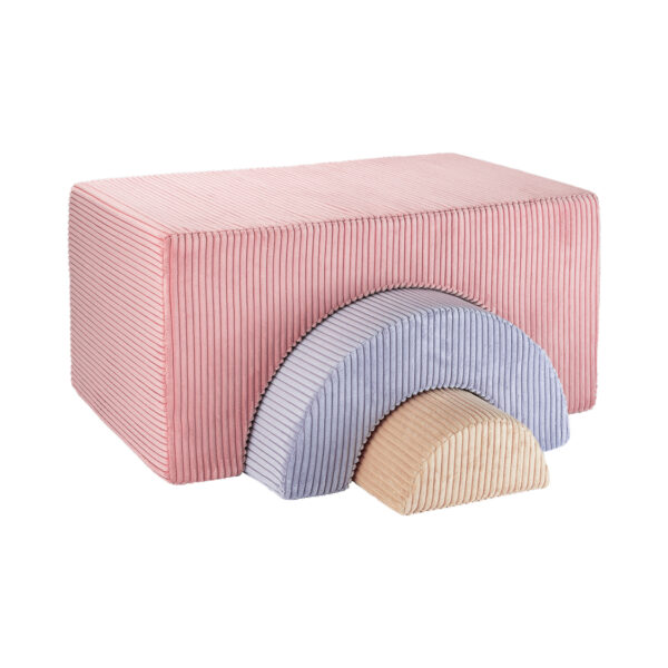 Regenbogen Spielset Breitcord rosa