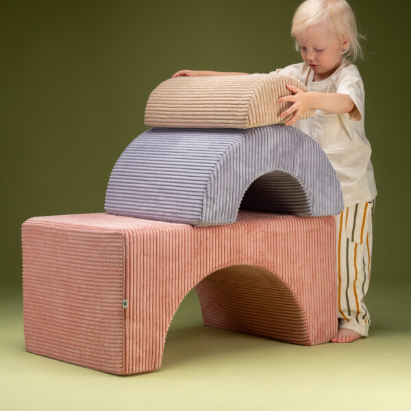 Regenbogen Spielset Breitcord rosa