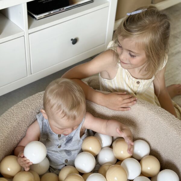 Modulares Schaumstoff-Spielset 3 Elemente mit Bällebad 90x30 cm Cord