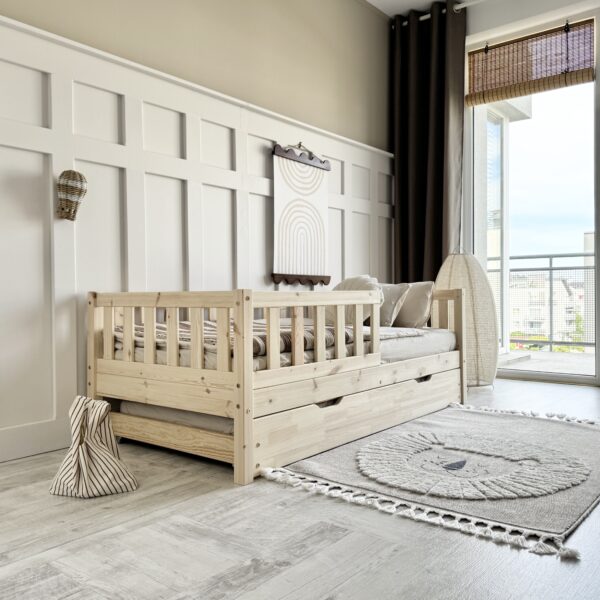 BASIC DAVID PLUS Kinderbett mit Gästebett PUREWOOD in mehreren Größen