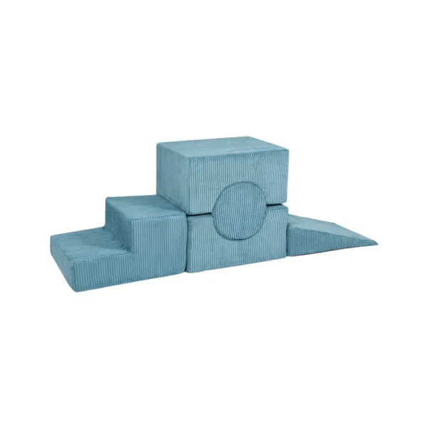 Modulares Schaumstoff-Spielset Shape – 5 Elemente aus Cord, in mehreren Farben
