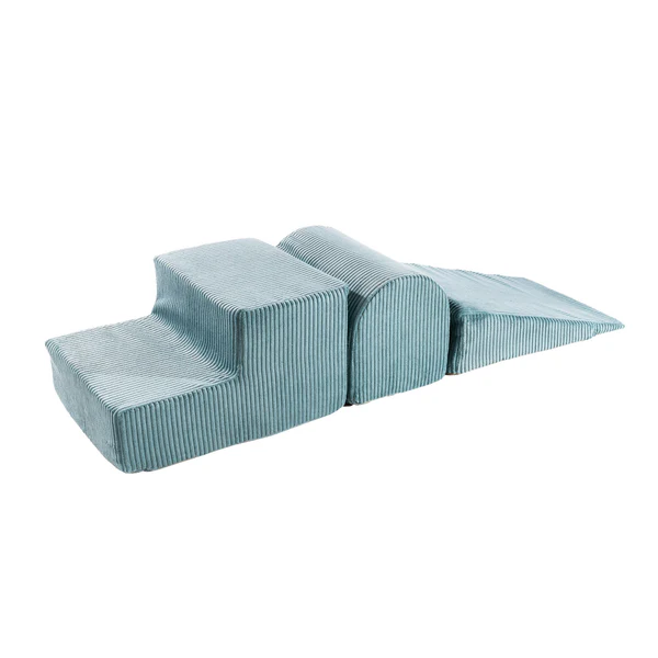 Modulares Schaumstoff-Spielset – 3 Elemente aus Cord, in mehreren Farben