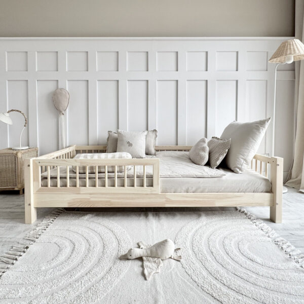 BASIC SLATS Kinderbett natur in mehreren Größen (46,5 cm hoch)