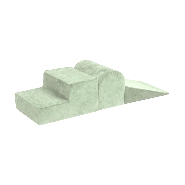 Modulares Schaumstoff-Spielset aus Samt - 3 Elemente in mehreren Farben