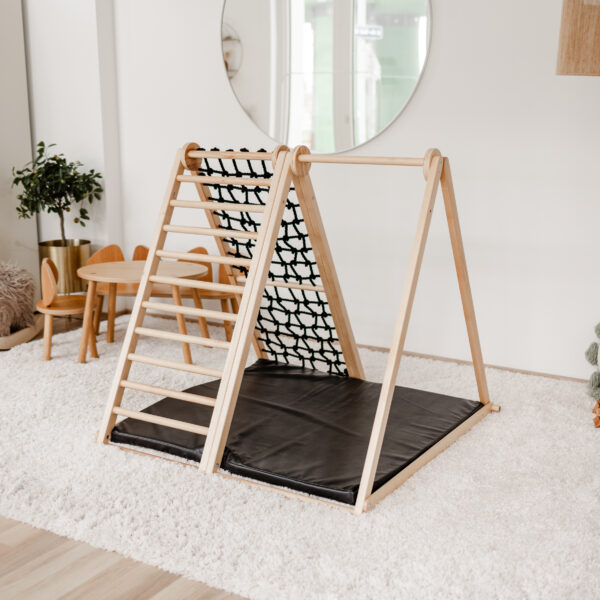 CLIFF FLEX klappbares Klettergerüst mit Sicherheitsmatte
